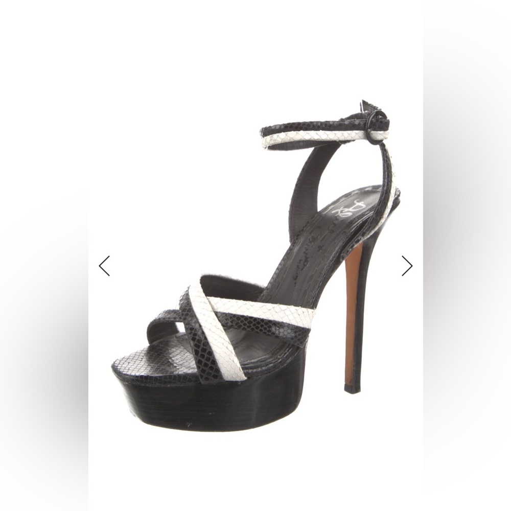 Alice and Olivia  Black and White Women's Heels